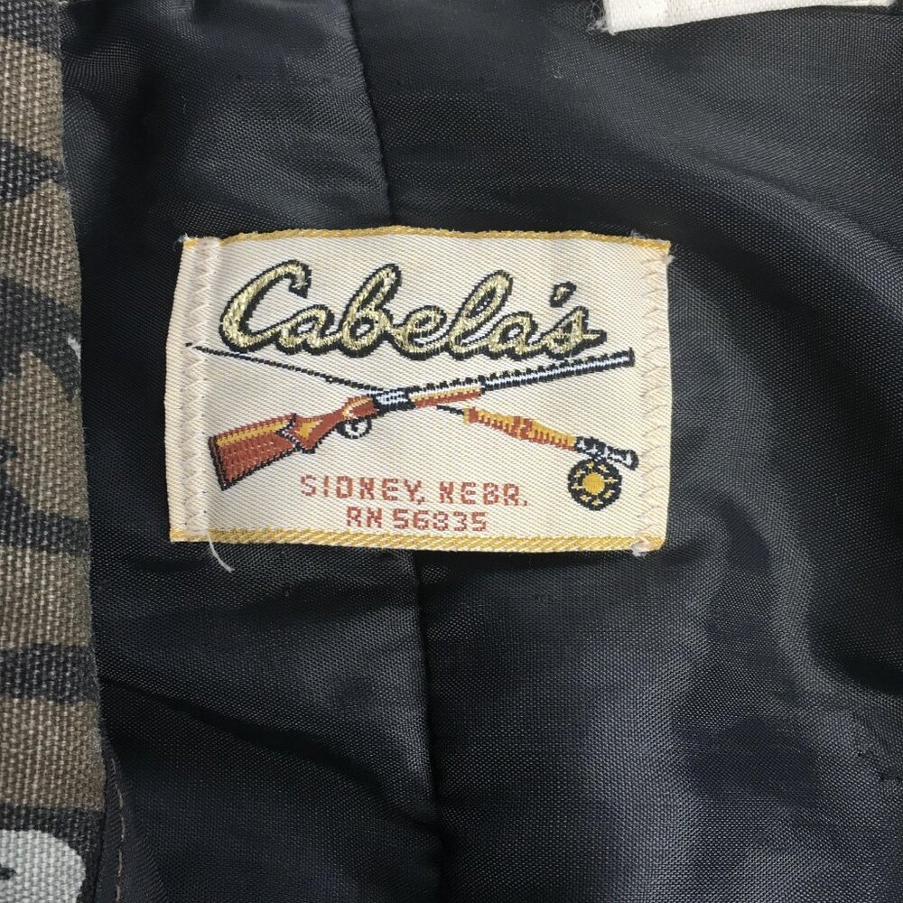 Vintage Cabela's Coveralls Mens Large Treebark Camo Hunting Overalls Zip 80s - Picture 4 of 16